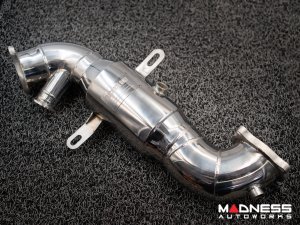 Alfa Romeo Stelvio Downpipe - 2.0L - TUO - w/ Enlarged Shell